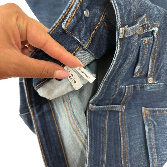 Ann Taylor LOFT Womens Curvy Bootcut Jeans Size 4/27 Blue Medium Wash Denim - Picture 12 of 12